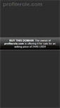 Mobile Screenshot of profiterole.com