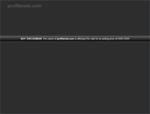 Tablet Screenshot of profiterole.com